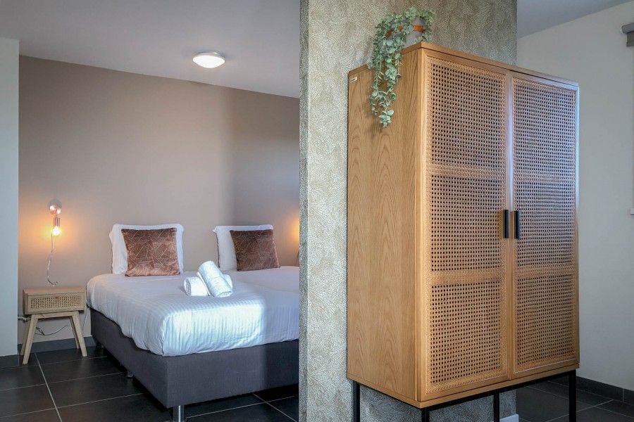 Unterkunft 01011032 - Ferienhaus Texel - Unieke 10 pers. Farm Lodge De Vuurtoren op 'Hoeve Vianen' 