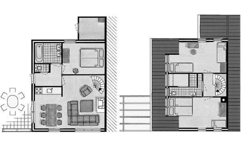 Guest house 01011057 - Bungalow Texel - Krim 661 met Ruime tuin, Stuga en BBQ en Sauna