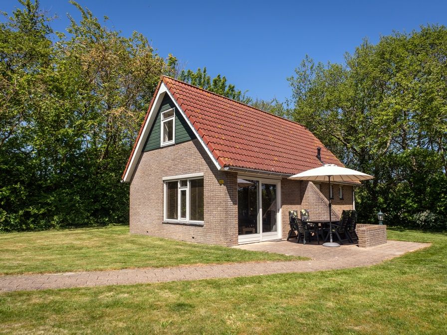 Bungalow De Witte Hoek 5 Pers. 142 in De Cocksdorp Texel, Ferienhaus mit sonnigem Garten und Terrasse auf den Watteninseln.
