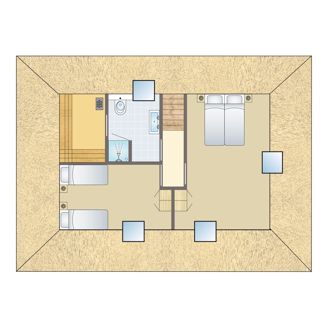 Verblijf 0101188 - Bungalow Texel - Sluftervallei | 6-persoons bungalow | 6L