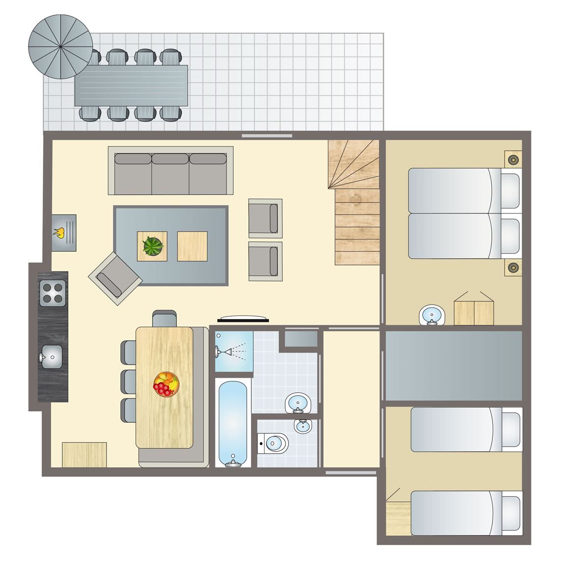 Verblijf 0101191 - Bungalow Texel - Sluftervallei | 8-persoons bungalow | 8C