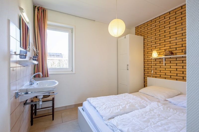 Tweede slaapkamer in Vakantiehuis Slufterhoek 088, De Cocksdorp, Texel.