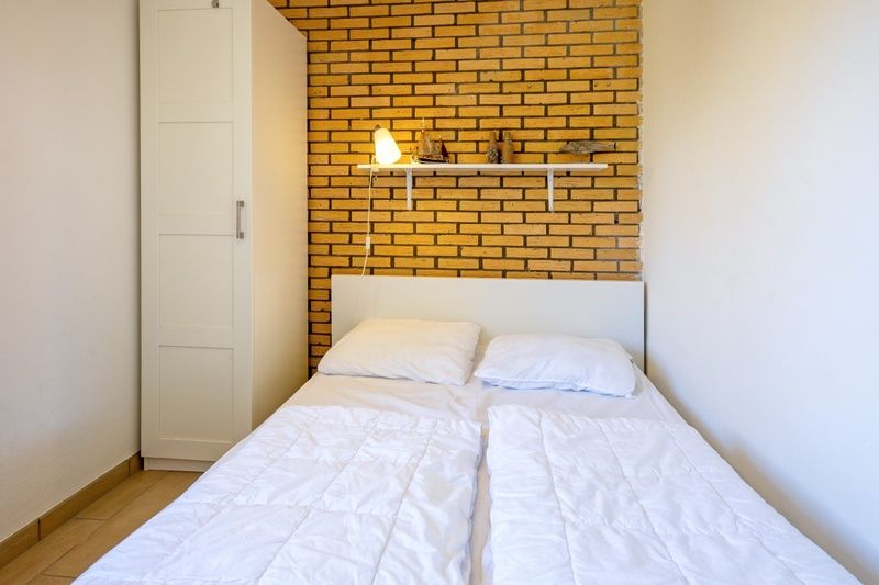 Knusse slaapkamer in Vakantiehuis Slufterhoek 088, De Cocksdorp, Texel.