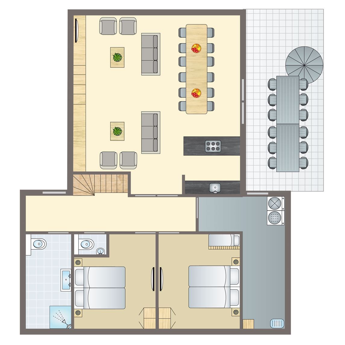 Verblijf 0101387 - Bungalow Texel - Sluftervallei | 12-persoons bungalow - Breed toegankelijk | 