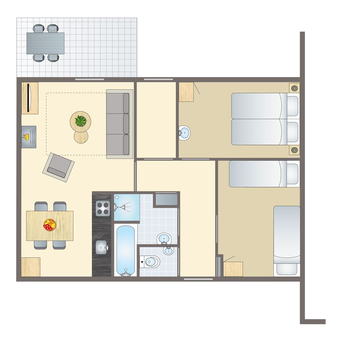 Verblijf 0101389 - Bungalow Texel - Sluftervallei | 4-persoons bungalow | 4C