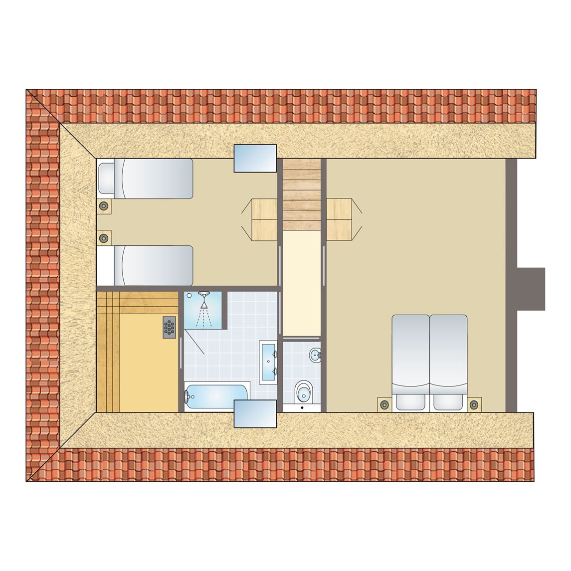 Verblijf 0101394 - Bungalow Texel - Sluftervallei | 6-persoons bungalow - Breed toegankelijk | 6