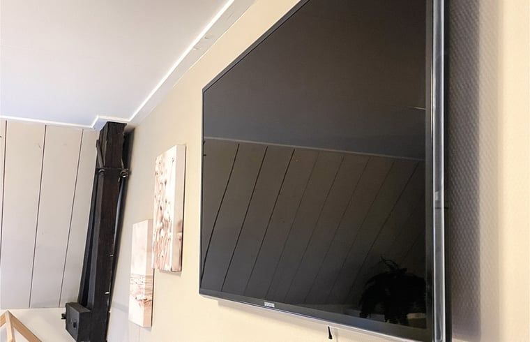 Moderne voorzieningen in Vakantiehuis in De Cocksdorp, Texel met flatscreen tv.