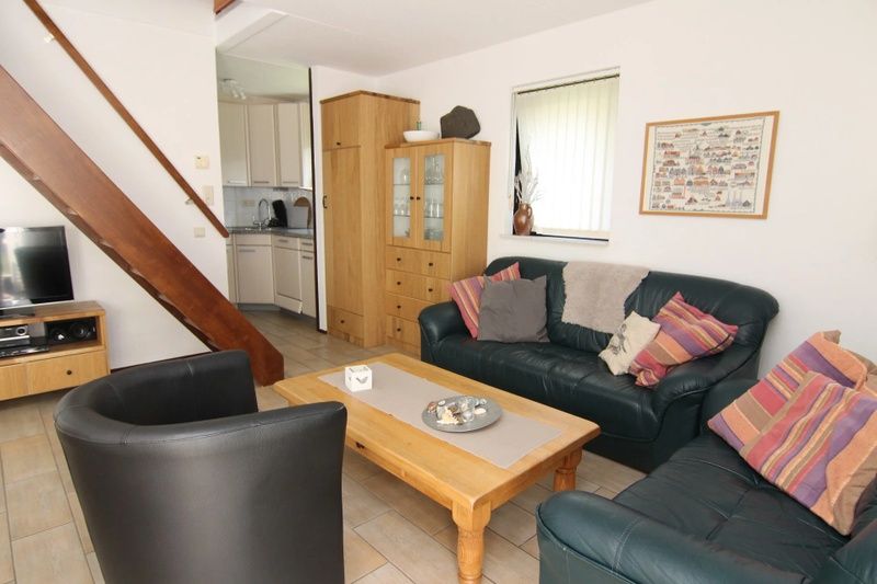 Cozy living room of Holiday home A 167 in De Cocksdorp, Texel, with comfortable seating area and modern furnishings.