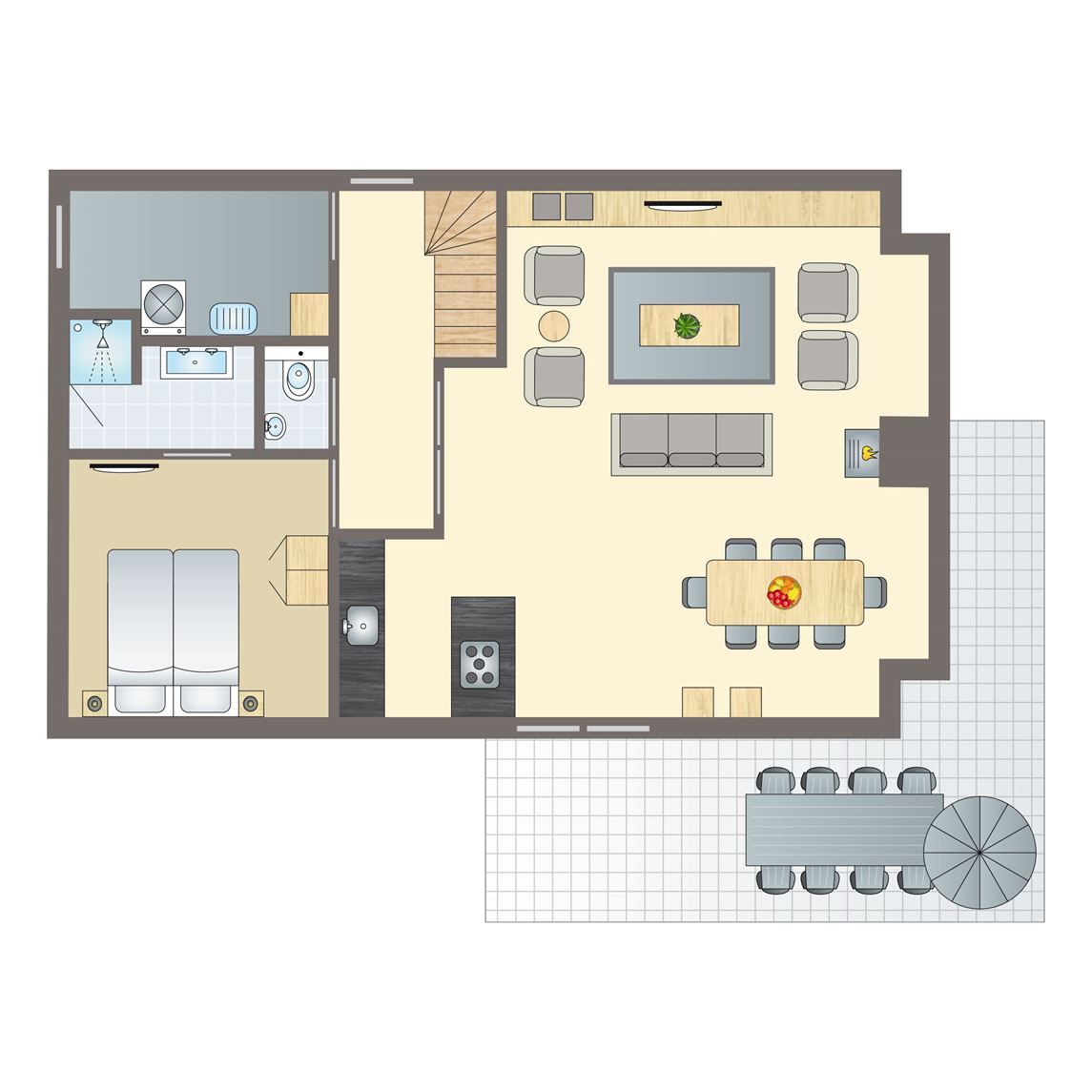 Verblijf 0101684 - Bungalow Texel - Sluftervallei | 8-persoons bungalow - Breed toegankelijk | 8