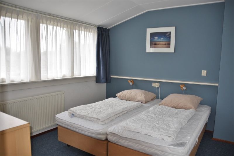 Comfortabele tweede slaapkamer in Watersnip vakantiehuis, De Koog, Texel.