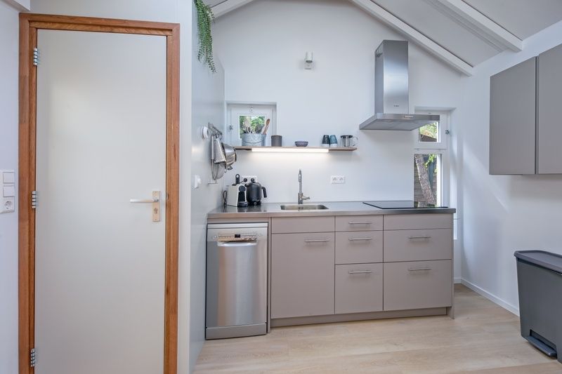 Moderne keuken in vakantiehuis Pippa, De Koog, Texel met alle gemakken voorzien.