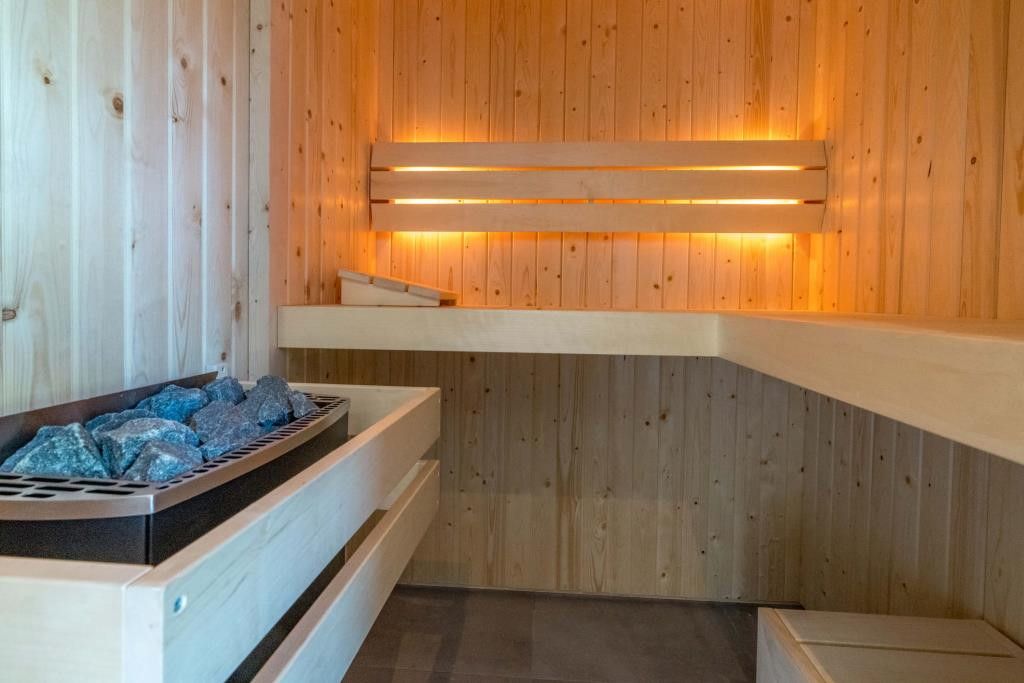 Gemuetliche Sauna im Ferienhaus 37 - 14 Lepelaar, De Koog, Texel.