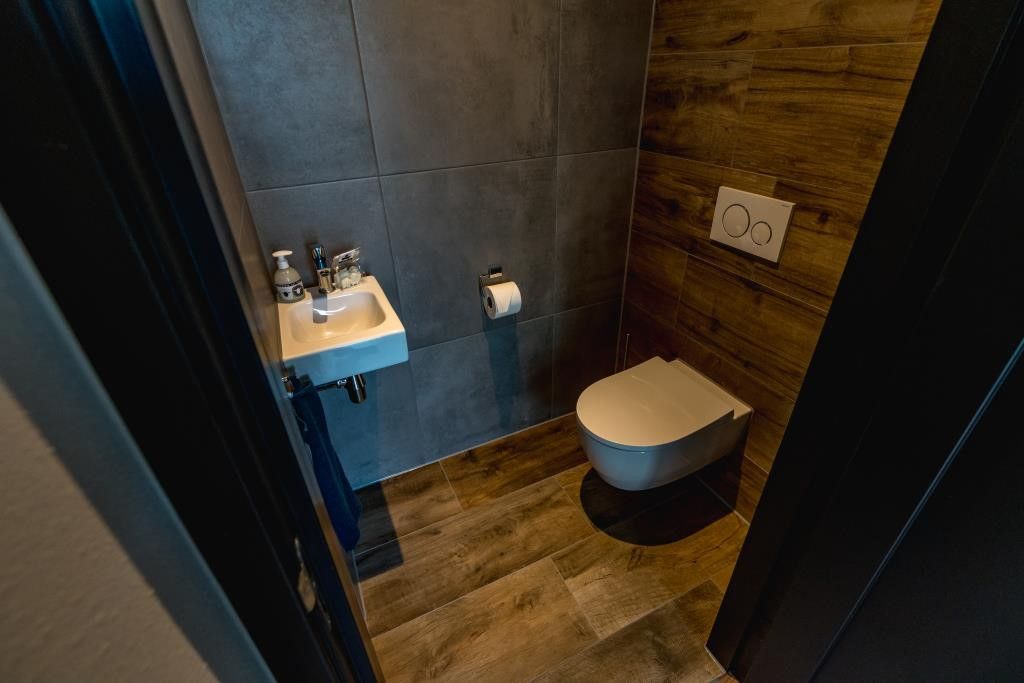 Stilvolle Toilette in 37 - 14 Lepelaar, Ferienhaus in De Koog, Texel.