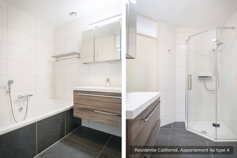 Buitenruimte van Type 4 vakantiehuis, De Koog Texel, met terras en uitzicht op groene tuin.