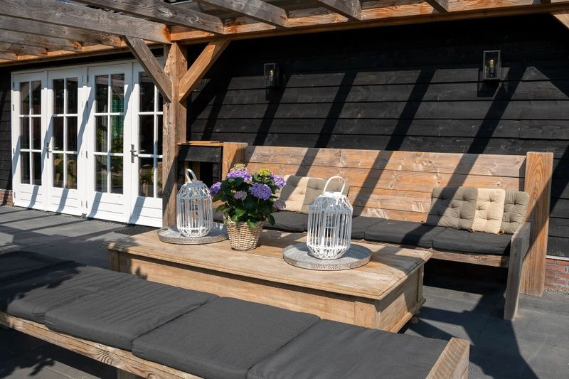 Sonnenterrasse von Residence Rustic Ferienhaus in De Koog, Texel