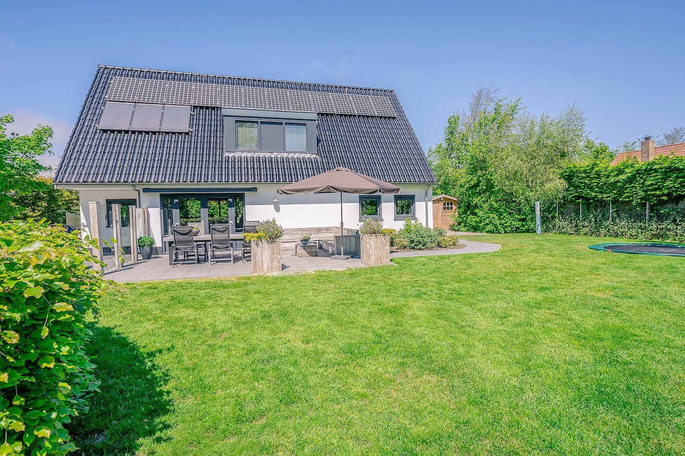 Gemuetliches Wohnzimmer von 48 - Witte Parel, Ferienhaus in Den Burg, Texel. Gemuetlicher Innenraum auf den Watteninseln.