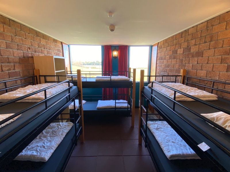 Gemuetliches Schlafzimmer mit Etagenbett in De Stolp II rechts, Ferienhaus in Den Hoorn, Texel.