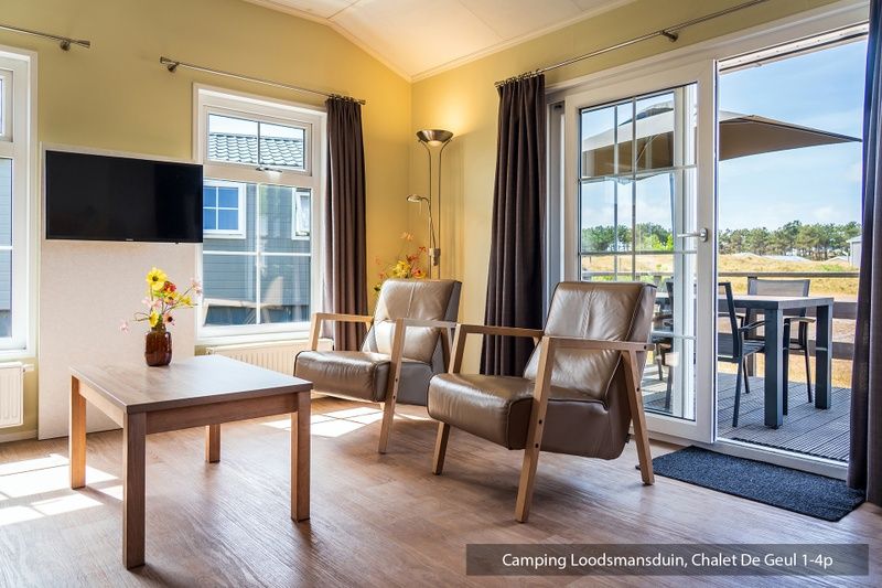 Second bedroom in Chalet Geul 4p, Den Hoorn Texel, ideal for families with children.