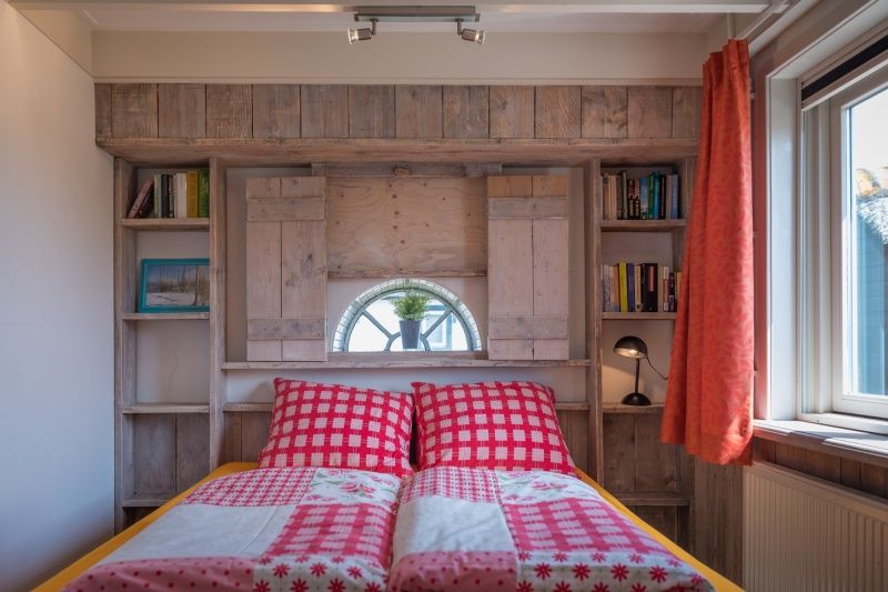 Gemuetliches Schlafzimmer im Appartement Heem, Den Hoorn, Texel. Gemuetlich eingerichtetes Ferienhaus.