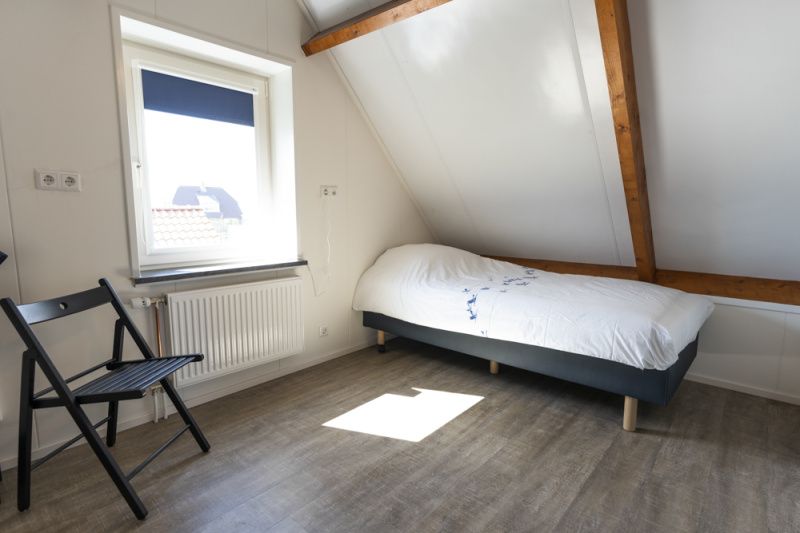 Sunny bedroom in vacation home Duunkruud, South Eierland, Texel.