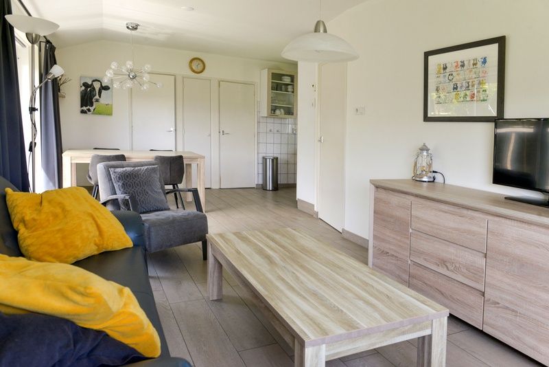 Esszimmer und Sitzecke in 3901 Boerderij Leiden, Ferienhaus Zuid-Eierland, Texel.