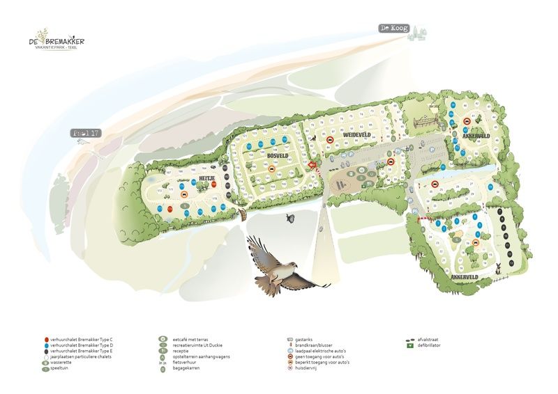 Verblijf 011312 - Vakantiewoning Texel - Vakantiepark De Bremakker - Bosveld 137