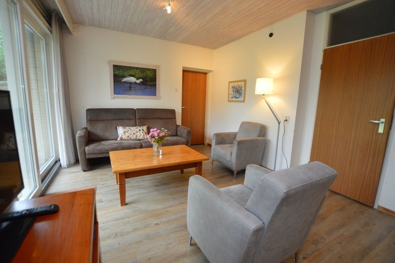 Gemuetliches Wohnzimmer im Ferienhaus Narcis auf Texel, De Dennen.
