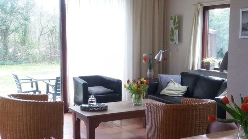 Gemuetliches Wohnzimmer im Bungalow 0790, Bungalowpark 't Hoogelandt, De Dennen, Texel.