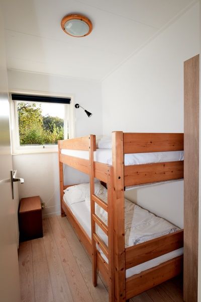 Kinderkamer met stapelbed in Vakantiehuis de Parel 200, De Dennen Texel.