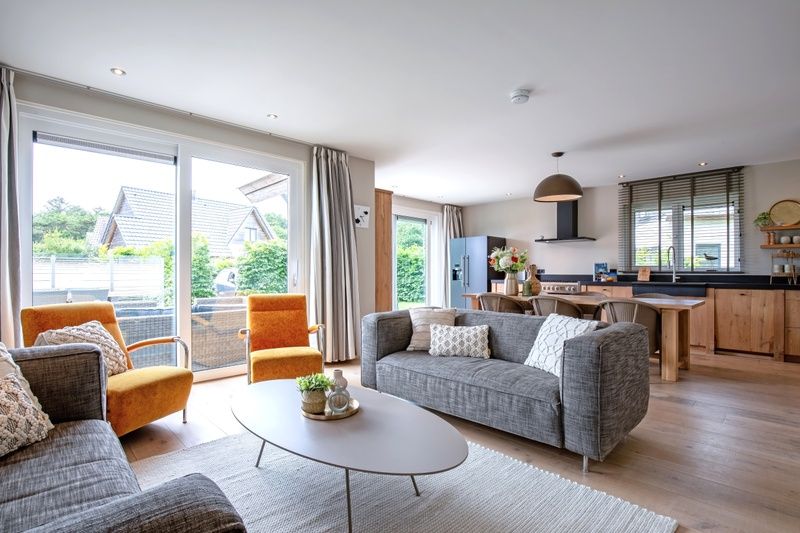 Stilvolle Einrichtung des Bungalowparks 't Hoogelandt - De Scholekster in De Dennen, Texel.