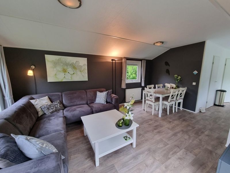 Comfortable sitting area in Vakantiepark de Bremakker vacation home in De Dennen Texel.