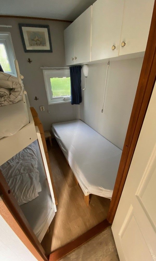 Ruime kinderkamer in chalet De Clochard nr 37, Midsland Noord, Terschelling.