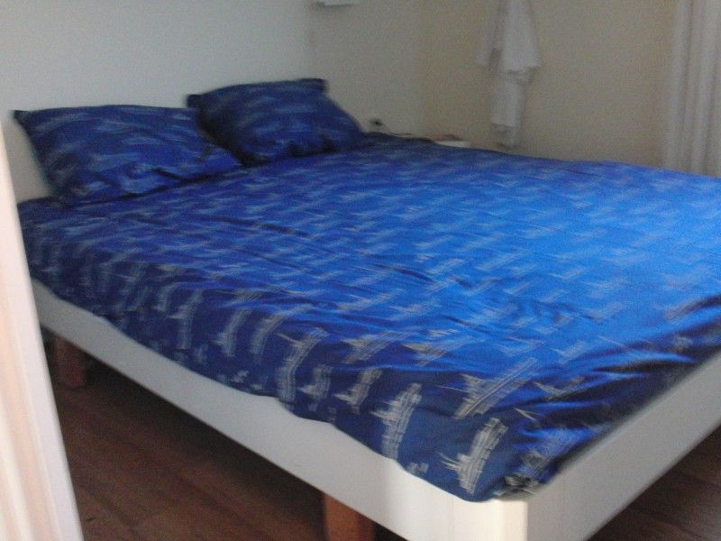 Bedroom in De Doorloper vacation home, Midsland Noord, Terschelling with comfortable double bed on the Wadden Islands.