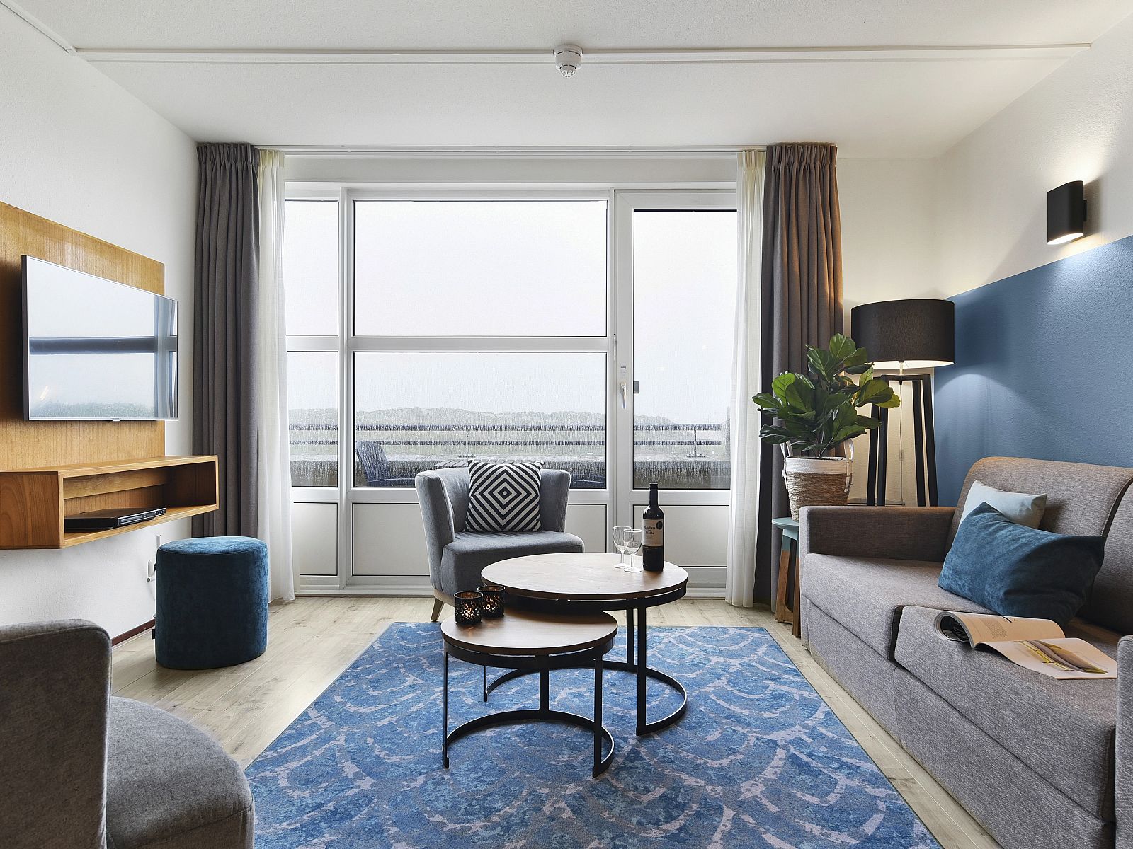 Exterior of Ameland State, 2-4C2 apartment in Nes, Ameland, on the Wadden Islands.