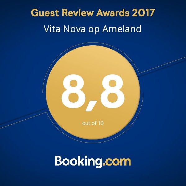 Chalet Protter in Buren, Ameland, erkend voor uitstekende gastbeoordelingen op de Waddeneilanden.