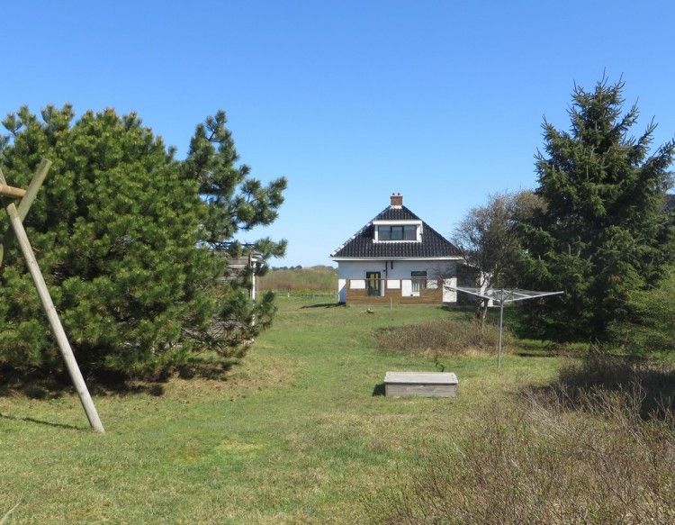 Ferienhaus Zeerust auf Schiermonnikoog, Watteninseln, umgeben von gruener Natur und ruhiger Umgebung.