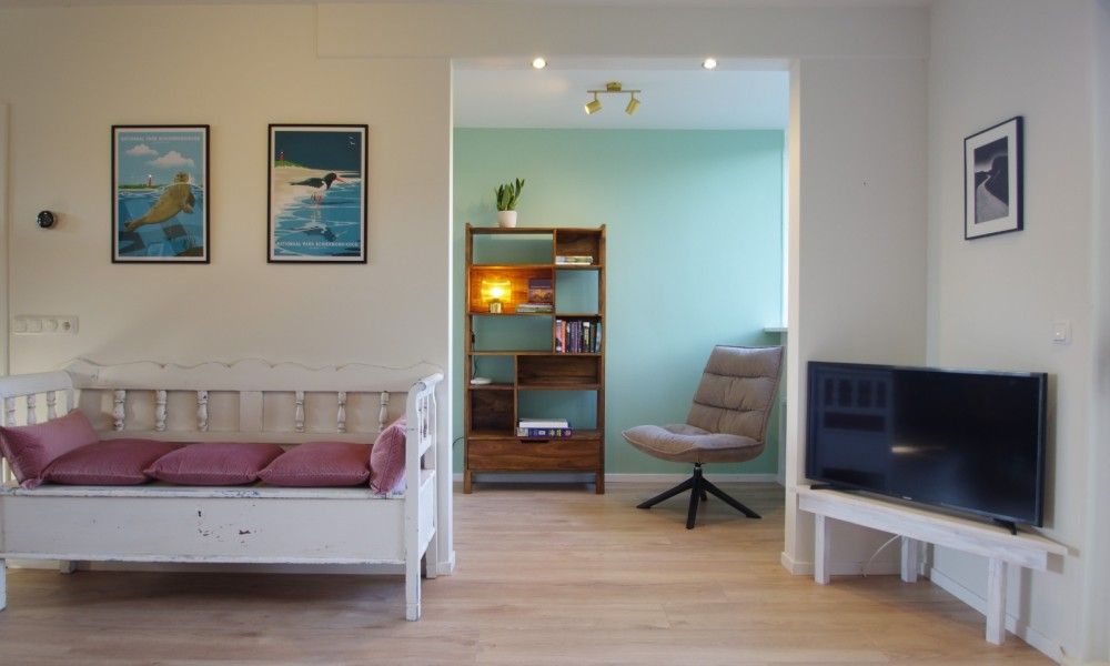 Stylish interior of Louwtjesduin Oost vacation home in Schiermonnikoog.