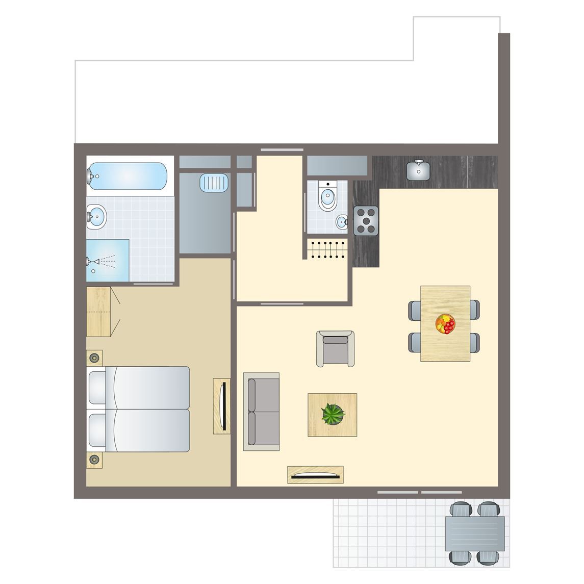 Unterkunft 050172 - Bungalow Schiermonnikoog - Vitamaris | 2-persoons appartement | 2L