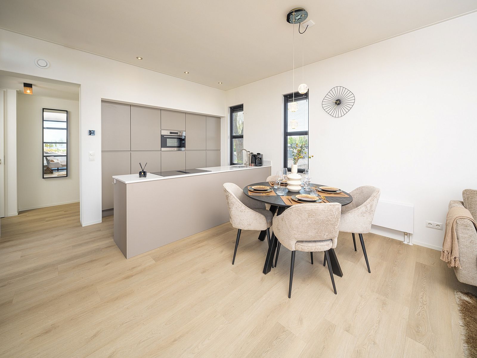 Stilvolle Kche in freistehendem Haus in Workum, perfektes Ferienhaus an den friesischen Seen.