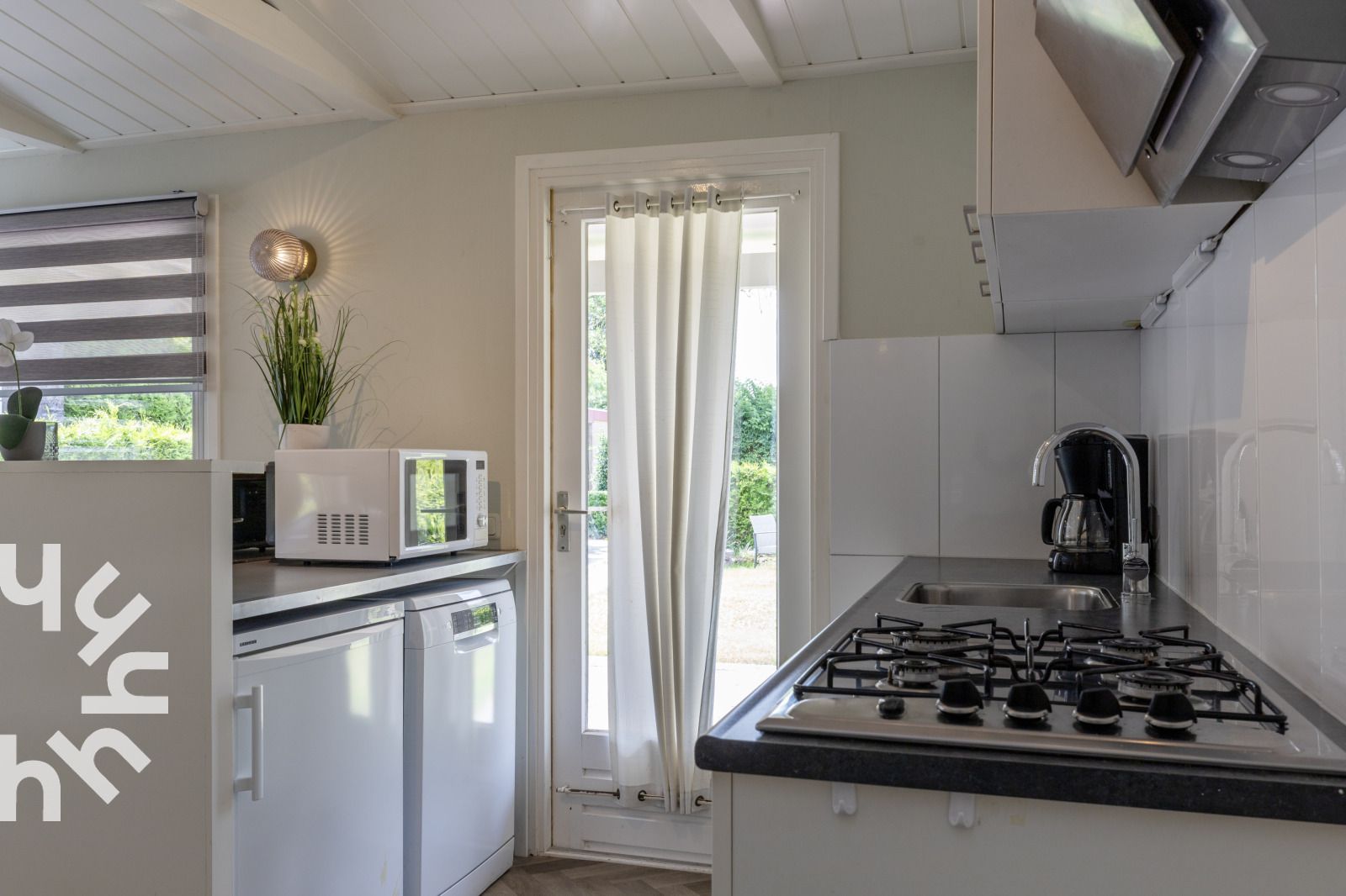 Prachtig uitzicht op het IJsselmeer nabij FR095 vakantiehuis in Lemmer, Friese meren.