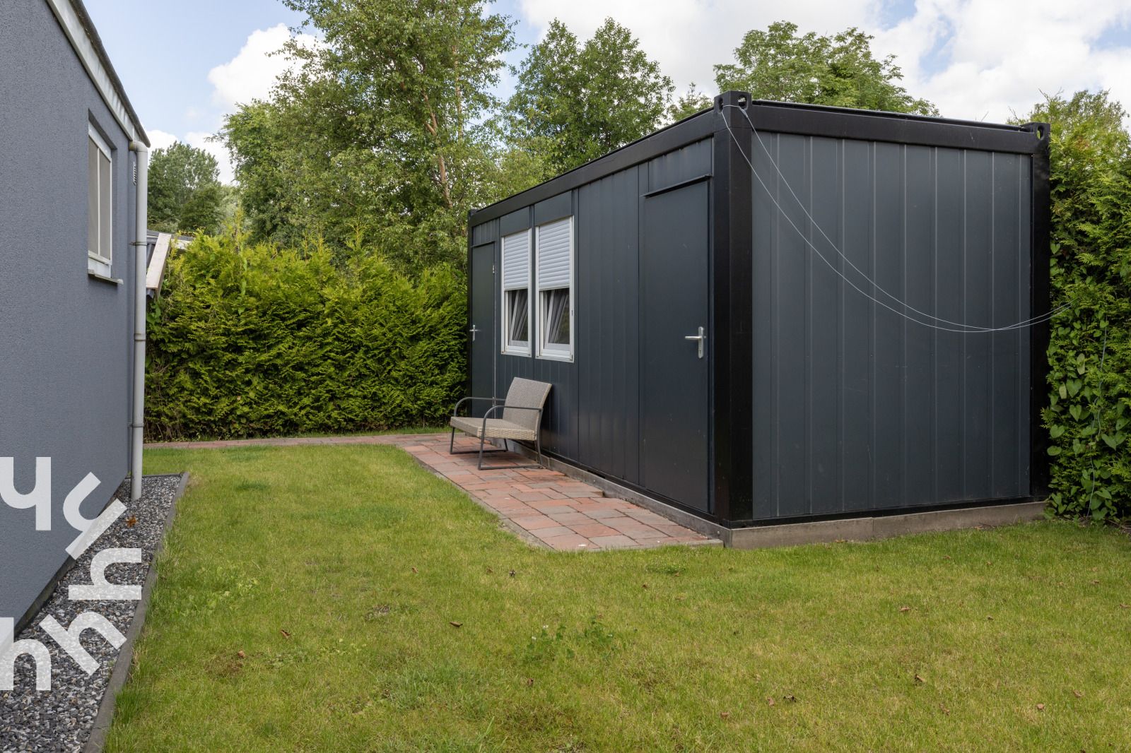 Uitzicht op de omgeving van FR095 vakantiehuis in Lemmer, aan het IJsselmeer, Friese meren.