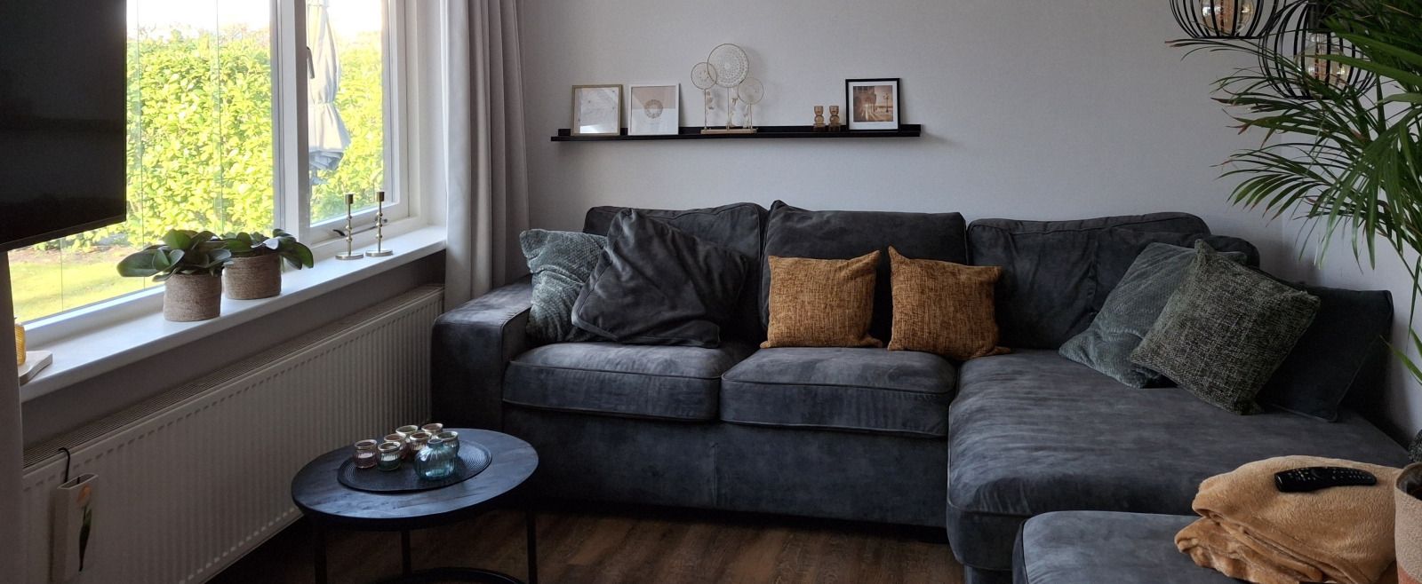 Strandblick im Ferienhaus FR452 in Lemmer, gelegen am IJsselmeer, Friesische Seen.