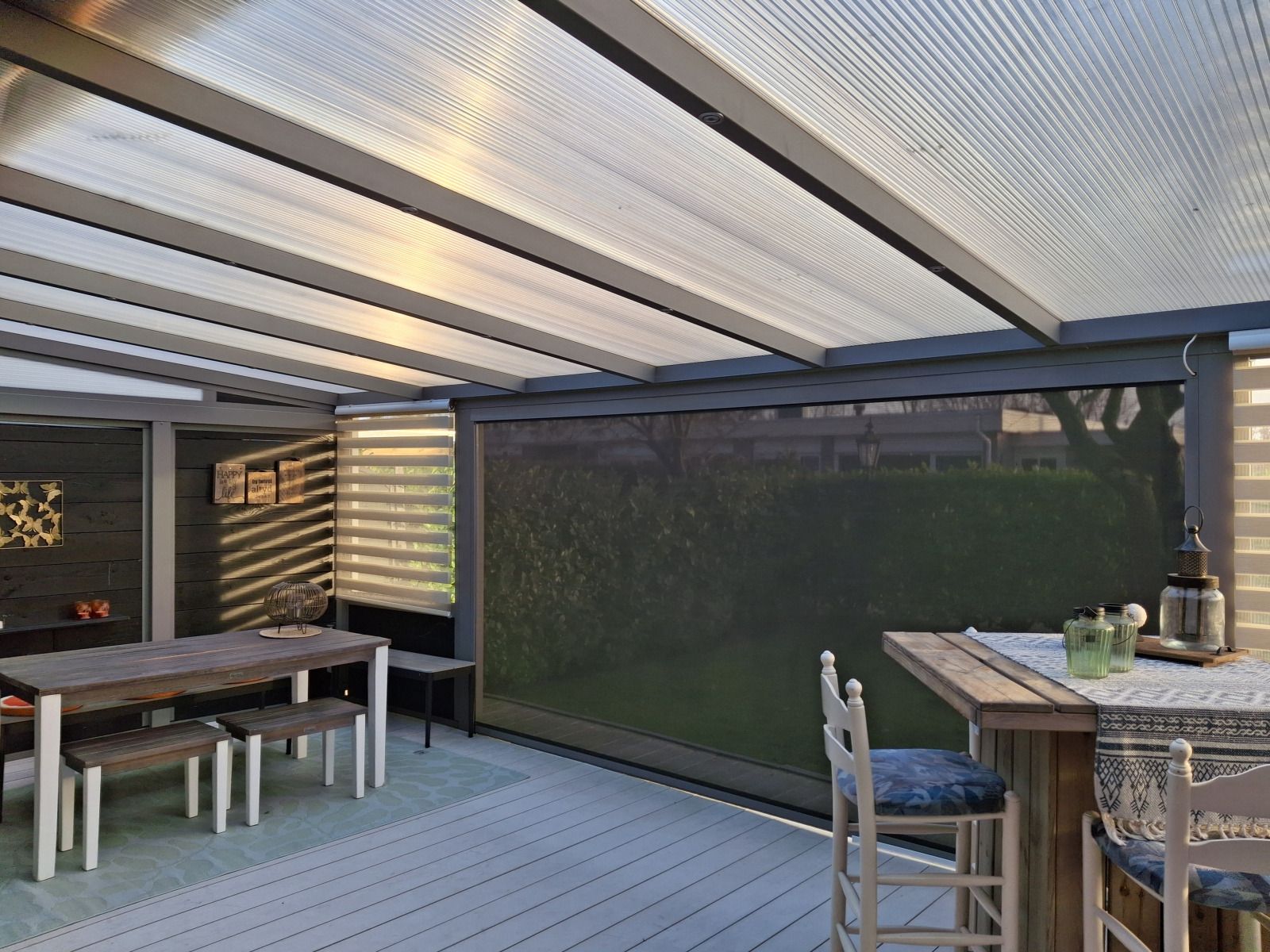 Schoener Sonnenuntergang im Ferienhaus FR452 in Lemmer, am IJsselmeer, Friesische Seen.