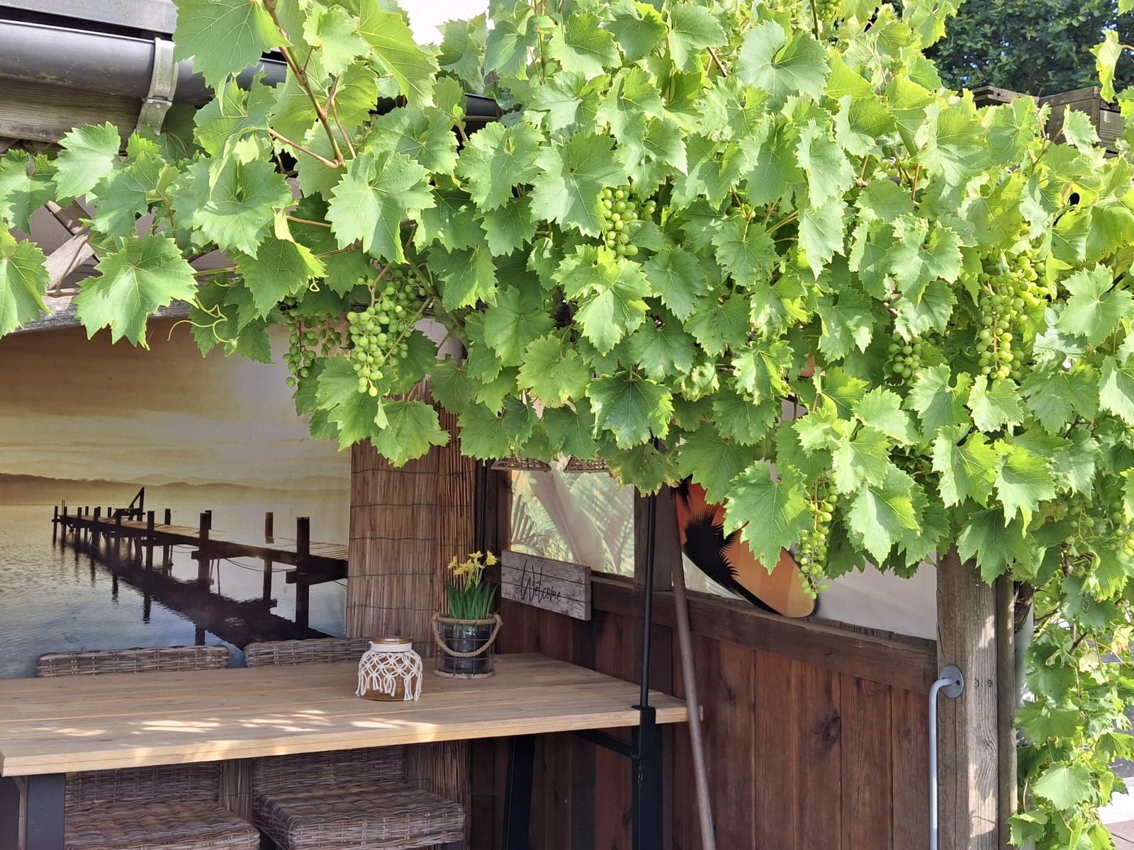 Schlafzimmer im Ferienhaus FR452 in Lemmer, mit bequemen Betten am IJsselmeer.