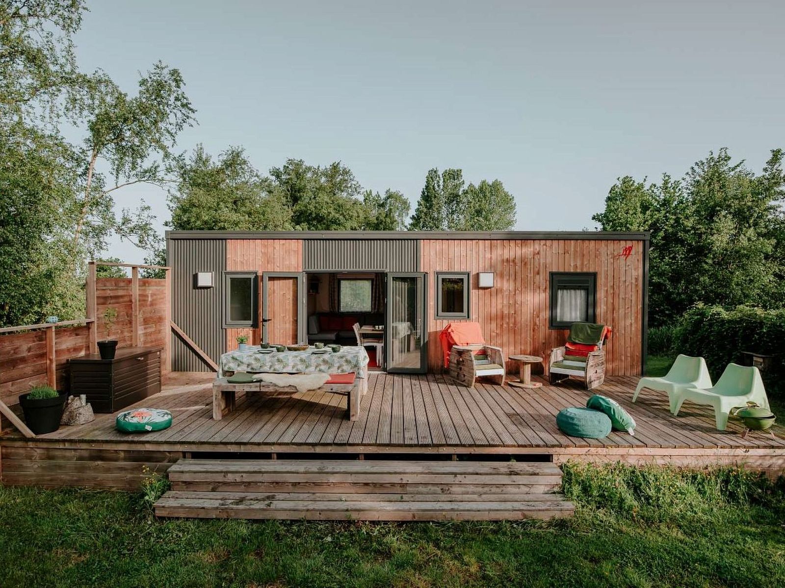 Verblijf 100222 - Vakantiewoning Tjeukemeer - Vakantiehuis Kampari - Tiny House - Bosk