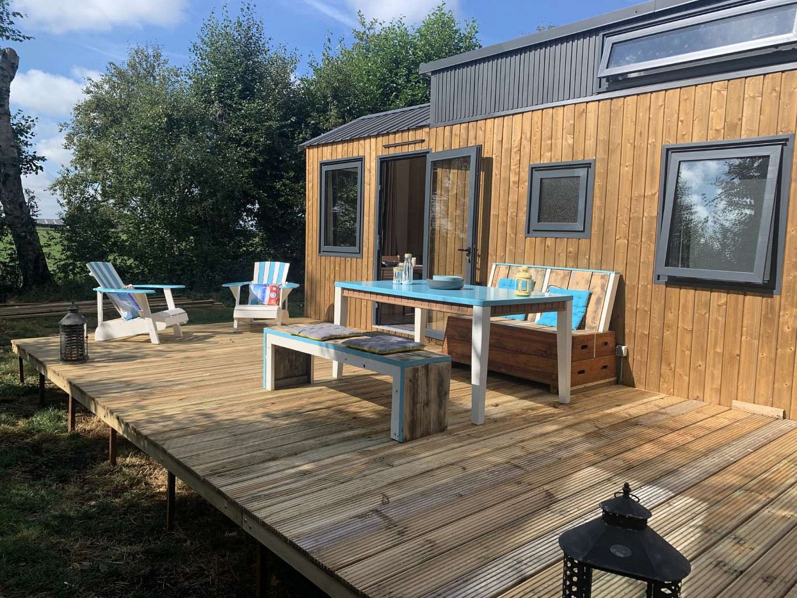Verblijf 100226 - Vakantiewoning Tjeukemeer - Vakantiehuis Kampari - Tiny House - Lyts hûs