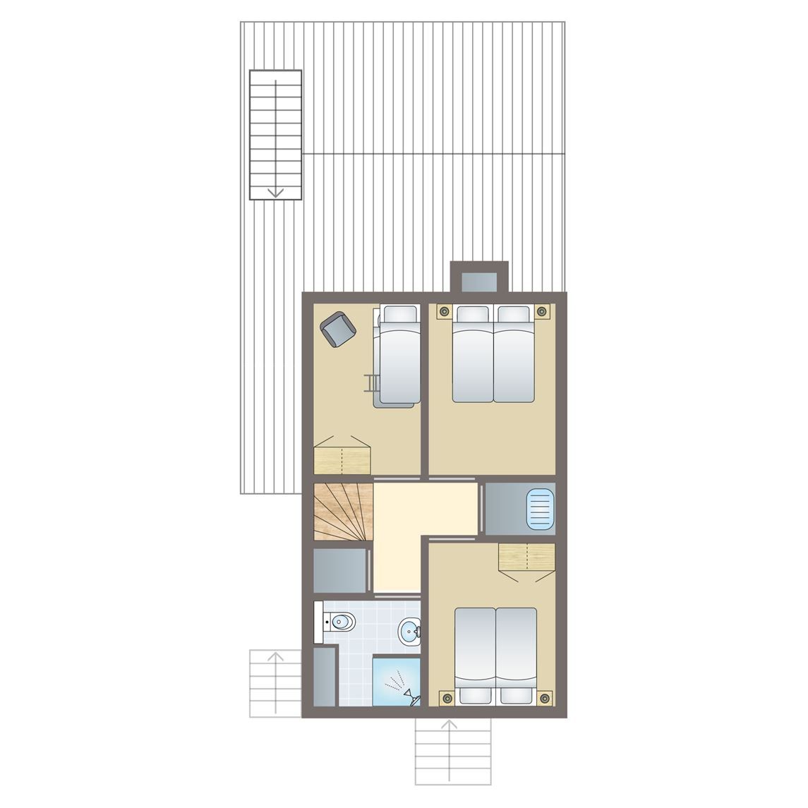 Guest house 120242 - Bungalow Sneekermeer - Waterpark Sneekermeer | 4-6-persoons woning | 4-6C