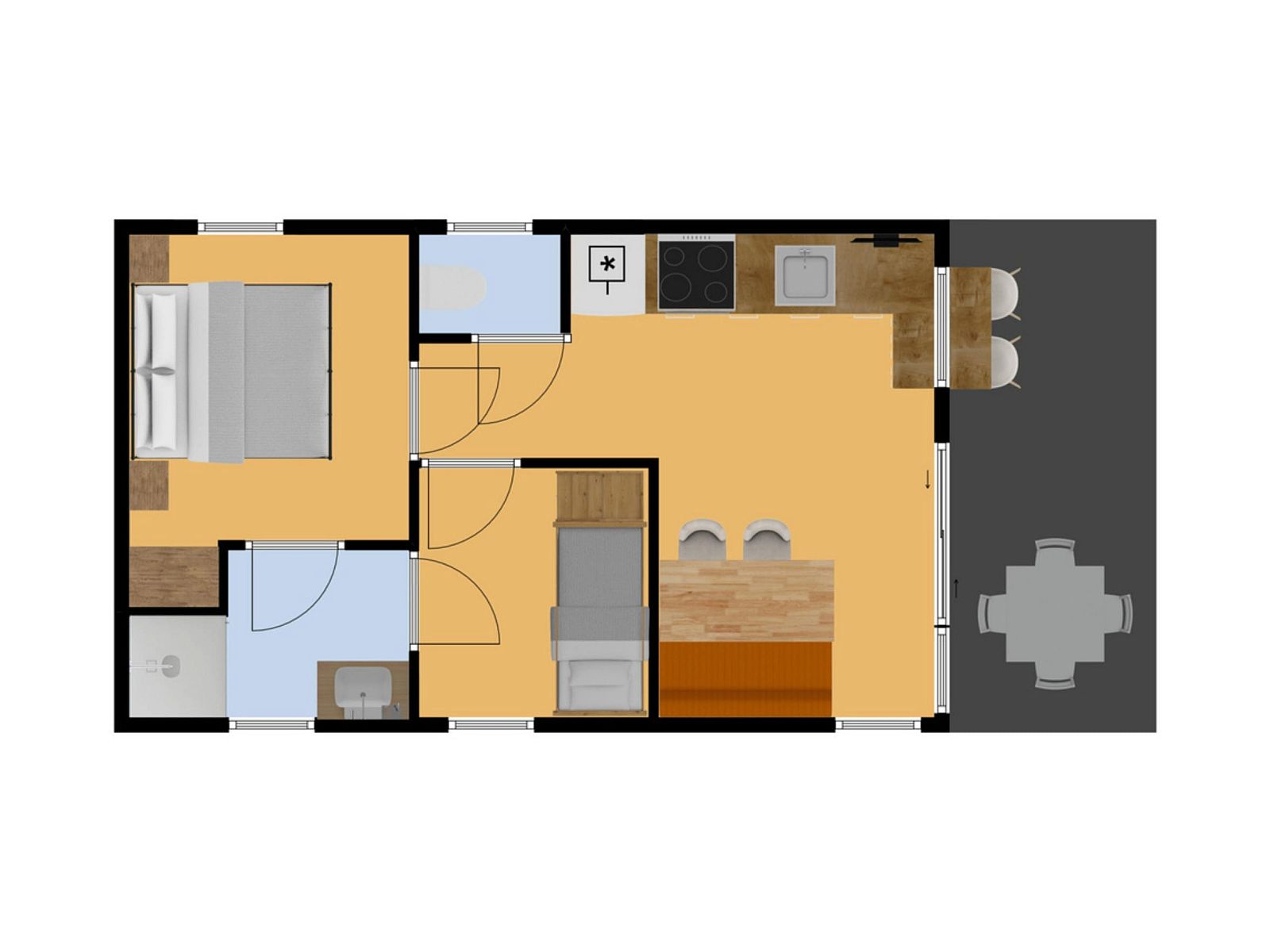 Unterkunft 120746 - Mobilheim Sneekermeer - Mobil home de Klipper