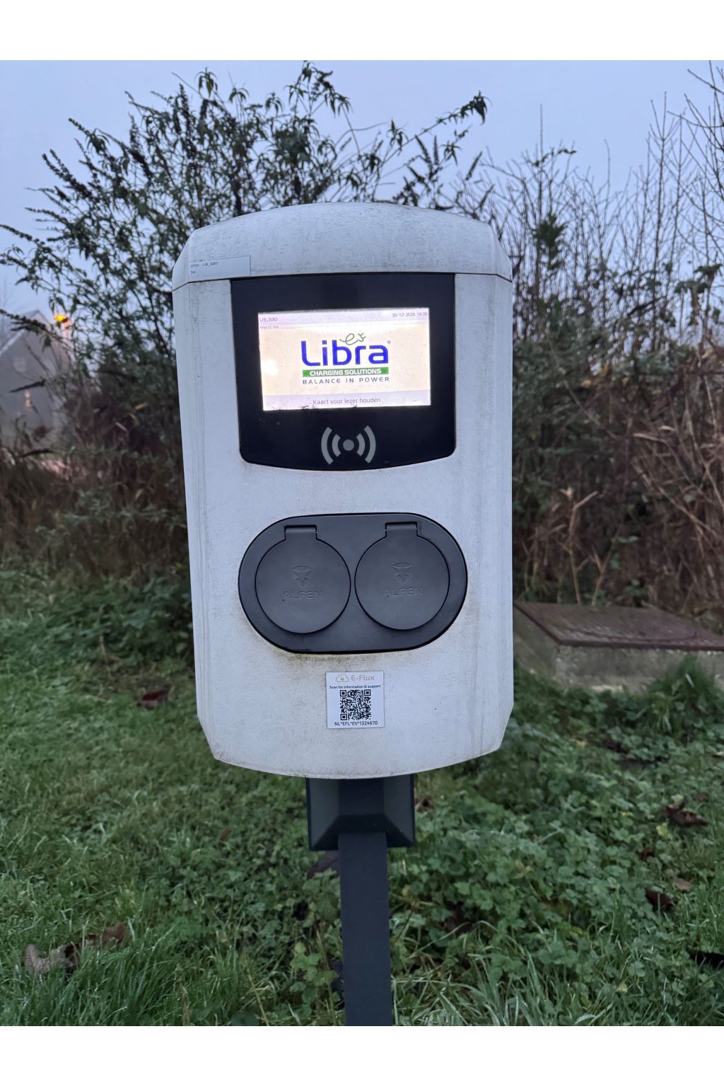 Zonsondergang boven de velden bij Vakantiehuis Natuurlijk de Veenhoop, De Veenhoop.