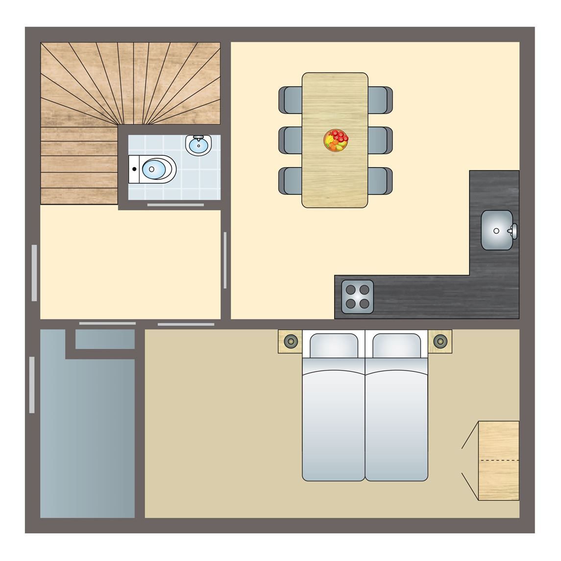 Unterkunft 1605194 - Bungalow Lauwersmeer - Esonstad | 6-persoons woning - Waterwoning | 6D3